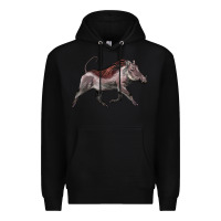 Black Warthog Illustrations Premium Hoodie - LillyAllenDesigns