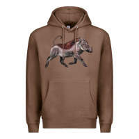 Chestnut Warthog Illustrations Premium Hoodie - LillyAllenDesigns