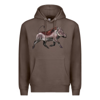 Coffee Warthog Illustrations Premium Hoodie - LillyAllenDesigns