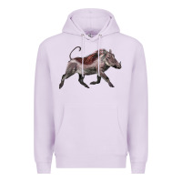 Lilac Warthog Illustrations Premium Hoodie - LillyAllenDesigns