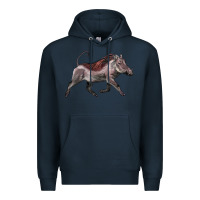 Navy Warthog Illustrations Premium Hoodie - LillyAllenDesigns