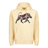 Pina Colada Warthog Illustrations Premium Hoodie - LillyAllenDesigns