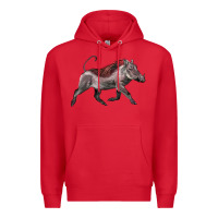 Red Warthog Illustrations Premium Hoodie - LillyAllenDesigns