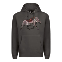 Smoke Warthog Illustrations Premium Hoodie - LillyAllenDesigns