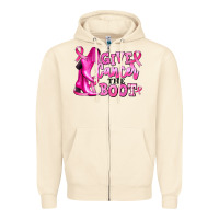 Sandshell give cancer the boot Zipper Hoodie - RanaPortraitStore