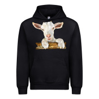 Black baby cashmere goat Urban Hoodie - LillyAllenDesigns