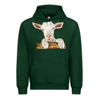 Forest Green baby cashmere goat Urban Hoodie - LillyAllenDesigns