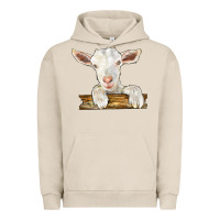Pigment French Oak baby cashmere goat Urban Hoodie - LillyAllenDesigns