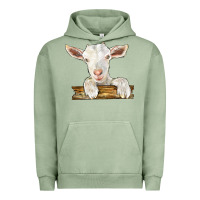 Pigment Oil Green baby cashmere goat Urban Hoodie - LillyAllenDesigns