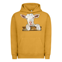 Pigment Peanut Butter baby cashmere goat Urban Hoodie - LillyAllenDesigns