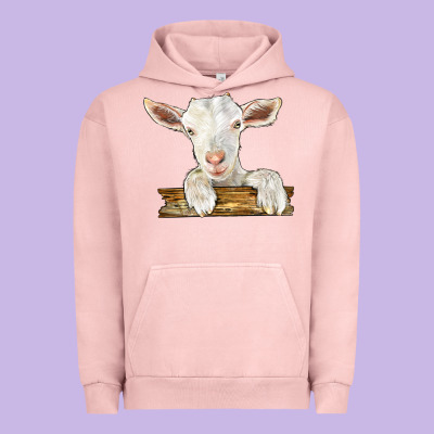 Baby Cashmere Goat Urban Hoodie Designed By Lillyallendesigns