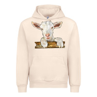 Sandshell baby cashmere goat Urban Hoodie - LillyAllenDesigns