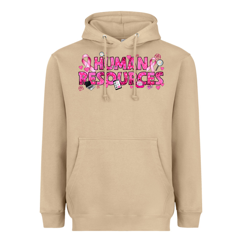 Breast Cancer Human Resources Heavyweight Hoodie by texasbilliewilder | Teevron