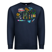 Navy emt Premium Sweatshirt - CowhideDigitalArt