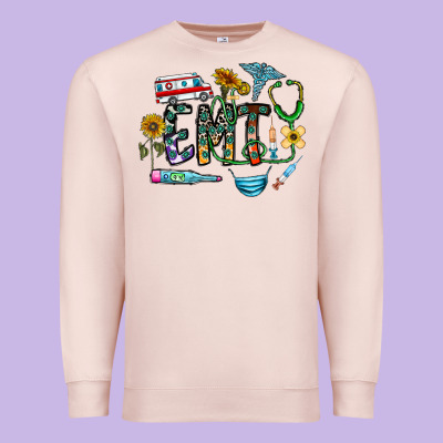 Emt Premium Sweatshirt Designed By Cowhidedigitalart