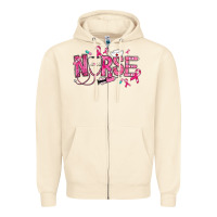 Sandshell breast cancer nurse Zipper Hoodie - RanaPortraitStore