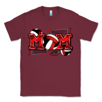 Burgundy mom volleyball Classic Tee - Zillion Design Studio