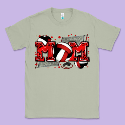 Mom Volleyball Classic Tee Designed By Zillion Design Studio