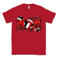 Red mom volleyball Classic Tee - Zillion Design Studio