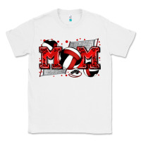 White mom volleyball Classic Tee - Zillion Design Studio