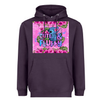 Plum cute and fluffy stitch Heavyweight Hoodie - Zillion Design Studio
