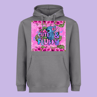 Cute And Fluffy Stitch Heavyweight Hoodie Designed By Zillion Design Studio