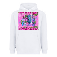 White cute and fluffy stitch Heavyweight Hoodie - Zillion Design Studio