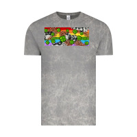 Cloud Rock Western St. Patrick's Day Shamrock Rainbow Vintage Tee - Artiststas