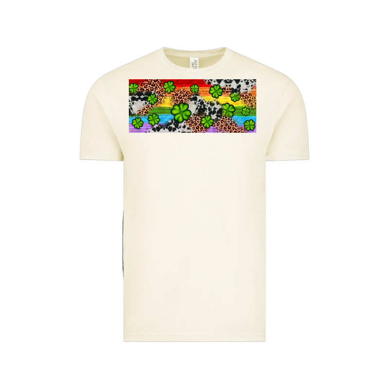 Western St. Patrick's Day Shamrock Rainbow Vintage Tee by Artiststas | Teevron