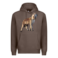 Coffee Baby Hyena Illustrations Premium Hoodie - LillyAllenDesigns