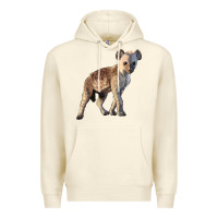 Sandshell Baby Hyena Illustrations Premium Hoodie - LillyAllenDesigns