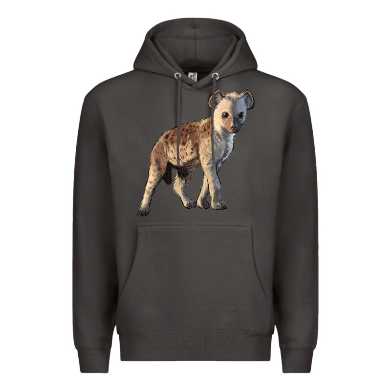 Baby Hyena Illustrations Premium Hoodie by LillyAllenDesigns | Teevron