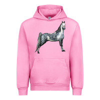 Fuchsia Pink Tennessee Walking Horse Urban Hoodie - LillyAllenDesigns