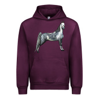 Mauve Wine Tennessee Walking Horse Urban Hoodie - LillyAllenDesigns