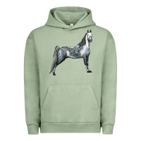 Pigment Oil Green Tennessee Walking Horse Urban Hoodie - LillyAllenDesigns