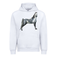 White Tennessee Walking Horse Urban Hoodie - LillyAllenDesigns