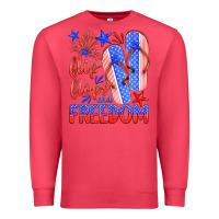 Cardinal flip flops and freedom Premium Sweatshirt - HRA Design Shop