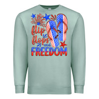 Seafoam flip flops and freedom Premium Sweatshirt - HRA Design Shop