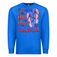True Royal flip flops and freedom Premium Sweatshirt - HRA Design Shop