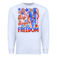 White flip flops and freedom Premium Sweatshirt - HRA Design Shop