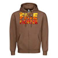 Chestnut firefighter Zipper Hoodie - texasbilliewilder