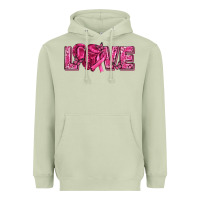 Matcha Breast Cancer Love Heavyweight Hoodie - texasbilliewilder