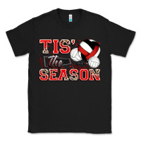 Black tis' the season volleyball Classic Tee - Zillion Design Studio
