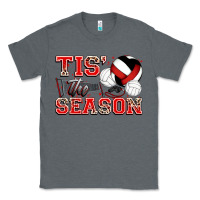 Charcoal Heather tis' the season volleyball Classic Tee - Zillion Design Studio