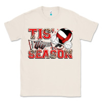 Natural tis' the season volleyball Classic Tee - Zillion Design Studio
