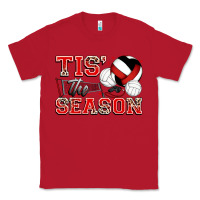Red tis' the season volleyball Classic Tee - Zillion Design Studio