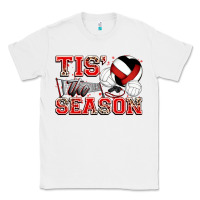 White tis' the season volleyball Classic Tee - Zillion Design Studio