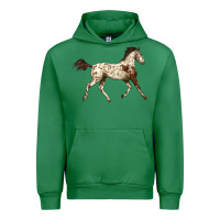 Emerald Appaloosa Horse Urban Hoodie - LillyAllenDesigns