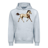 Heather Grey Appaloosa Horse Urban Hoodie - LillyAllenDesigns