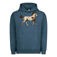 Pigment Midnight Navy Appaloosa Horse Urban Hoodie - LillyAllenDesigns